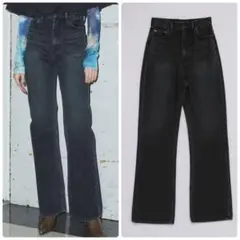 完売モデル♡ BECK FULL FLARE JEANS USED加工