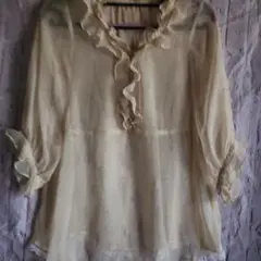 フランシュリッペ　くまブラウス