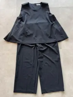 NAUW CLOSET セットアップ　黒　3Ｌ　大きい　フォーマル　冠婚葬祭