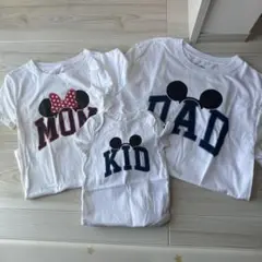 GAP ディズニー MOM DAD KID 3枚セット