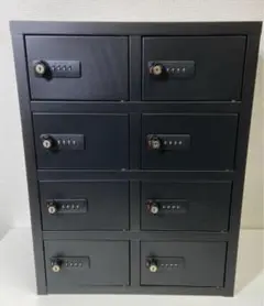 鍵付き金庫 8引き出し ダイヤル式