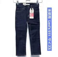 未使用 リーバイス 511 スリム デニムパンツ 5 ダークブルー Levi's