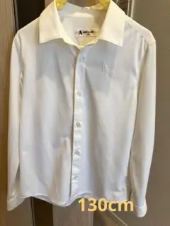 【美品】COMME CA ANGEL白シャツ 130cm