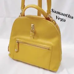 【良品】Samantha Vega サマンサベガ リュック イエロー