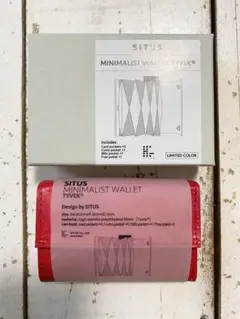 新品SITUS Minimalist Wallet Tyvek® 限定色レッド☺︎