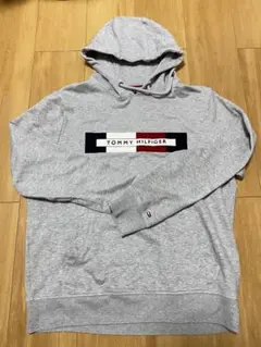 TOMMY HILFIGER グレー パーカー Lサイズ