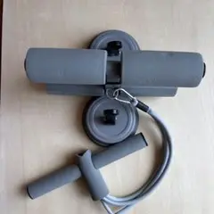 グレー 腹筋補助マシーン 吸盤２個付き