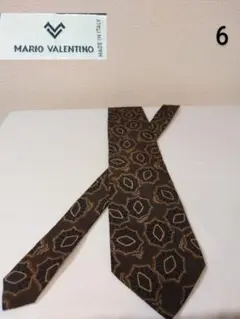MARIO VALENTINO 幾何学模様 ネクタイ