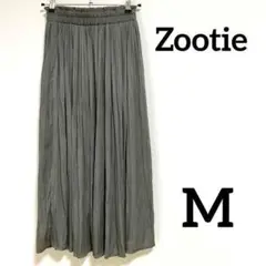 zootie★ロングスカート★プリーツスカート★M★ウエストゴム