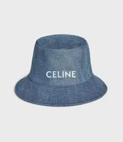 箱付き CELINE セリーヌ バケットハット サイズM デニム