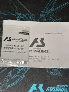 ストライクノワール　シリアルナンバー入り　プロモーションカード