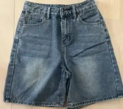 ハーフパンツ　デニム　ジーンズ　ズボン　ショートパンツ