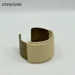 crescioni クレッシオーニ レザー バングル 金具 ゴールド 上品 2025年最新】クレッシオーニの人気アイテム - メルカリ