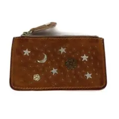 JIMMY CHOO ジミーチュウ レザー コインケース 星 ブラウン