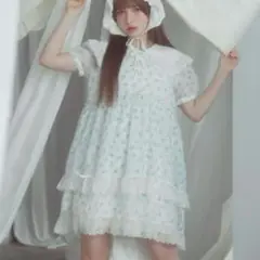 merry jenny airy petit flower ミニワンピース