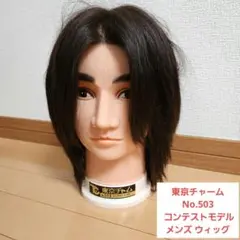 【美品】東京チャーム 503 コンテスト メンズ ウィッグ