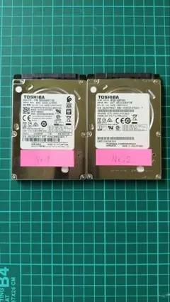 【訳あり】2.5インチ　内蔵HDD2台　1TB/500GB