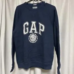 【美品】GAP ギャップ　セサミストリート コラボ トレーナー XS ネイビー