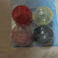 [30×4]ボタン式二重丸 ガチャ玉 大サイズ 4個セット