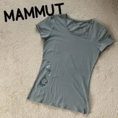 マムート　Tシャツ　レディース　S 半袖　蝶　グリーン