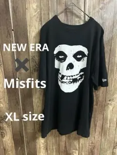 NEW ERA × MISFITS t-shirt XLsize