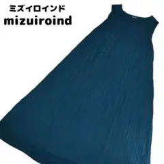 mizuiro ind ノースリーブ ワンピース プリーツ Aライン