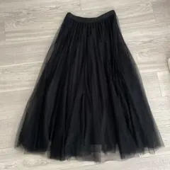 美品✨チュールロングスカート SIZE F