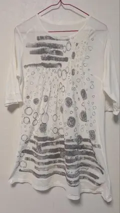 ★値下げ　ミッシェルモデロ　チュニック　白　フリーサイズ