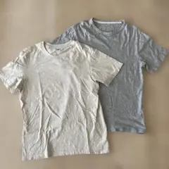 UNIQLO スーピマコットン Tシャツ &無印良品Tシャツ2枚セット