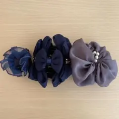 【3点セット】ヘアアクセサリー ヘアクリップ