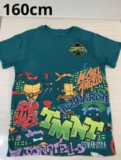 TURTLES タートルズ　古着Tシャツ　男の子　半袖　160cm 刺繍