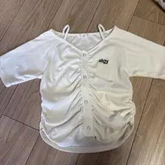 今期　アルジー algyフロントシャーリング　Tシャツ　150