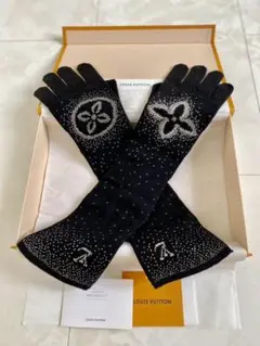 極美品 LOUIS VUITTON ゴンポリアナ モノグラム 手袋 ルイヴィトン