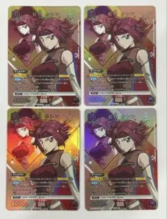 紅月カレン プロモ　ユニチケ　4枚　コードギアス　ユニオンアリーナ