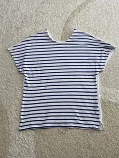 【美品】Rejoove　2WAYサマーボーダーTシャツ　Lサイズ　QVC