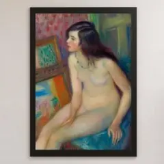 グラックンズ『テンプル金賞受賞の裸婦像』絵画 アート 光沢 ポスター A3