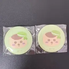 ちいかわ ちいさなおかお 缶バッジ くりまんじゅう ×2