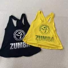 ZUMBA クロスバック タンクトップ 2枚セット