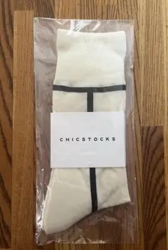 【CHICSTOCKS】　シックストックス　ラインソックス　Lサイズ26-28