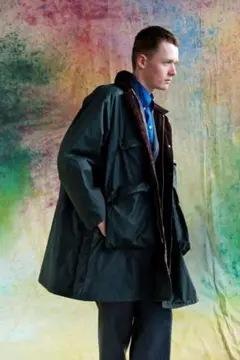 Barbour × KAPTAIN SUNSHINEトラベラーコート　サイズ40 KAPTAIN SUNSHINE Stand Collar Traveller Coat [OLIVE] - Fresh