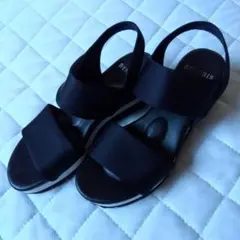 ベネビス　BENEBIS ブラックサンダル　23cm