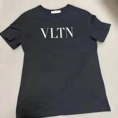 VLTN ロゴプリント 半袖Tシャツ ブラック