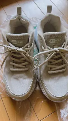 ATHREAM 超軽量 撥水ランニングシューズ ベージュ24