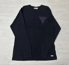 GUESS ブラック 長袖Tシャツ