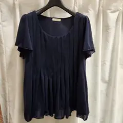 pearl's line ネイビー 半袖カットソー