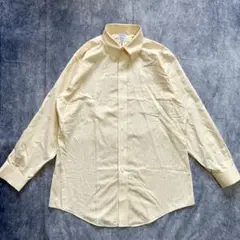 極美品✨ブルックスブラザーズ ボタンダウンシャツ ストライプ 黄色 16-32