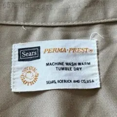 sears Mサイズ 半袖ワークシャツ 70s ヴィンテージ 古着