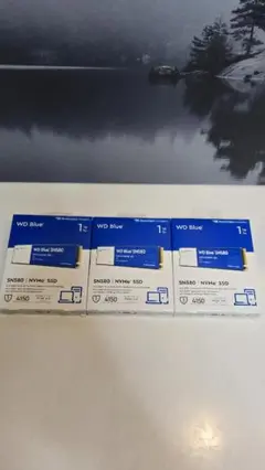 3個セットWDBlue\SN580\1TB[新品・未開封]
