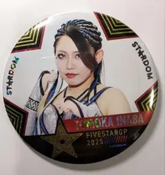 スターダム STARDOM 稲葉ともか 缶バッジ 5★STAR GP 2025
