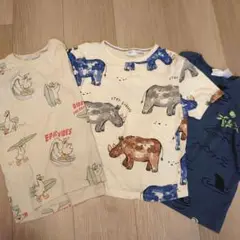 ザラキッズzaraKidsアニマルプリント Tシャツ 3枚セット